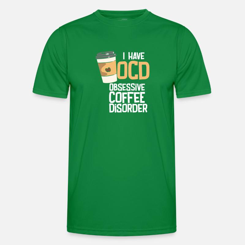 Obsessive Coffee Disorder Männer Funktions-T-Shirt