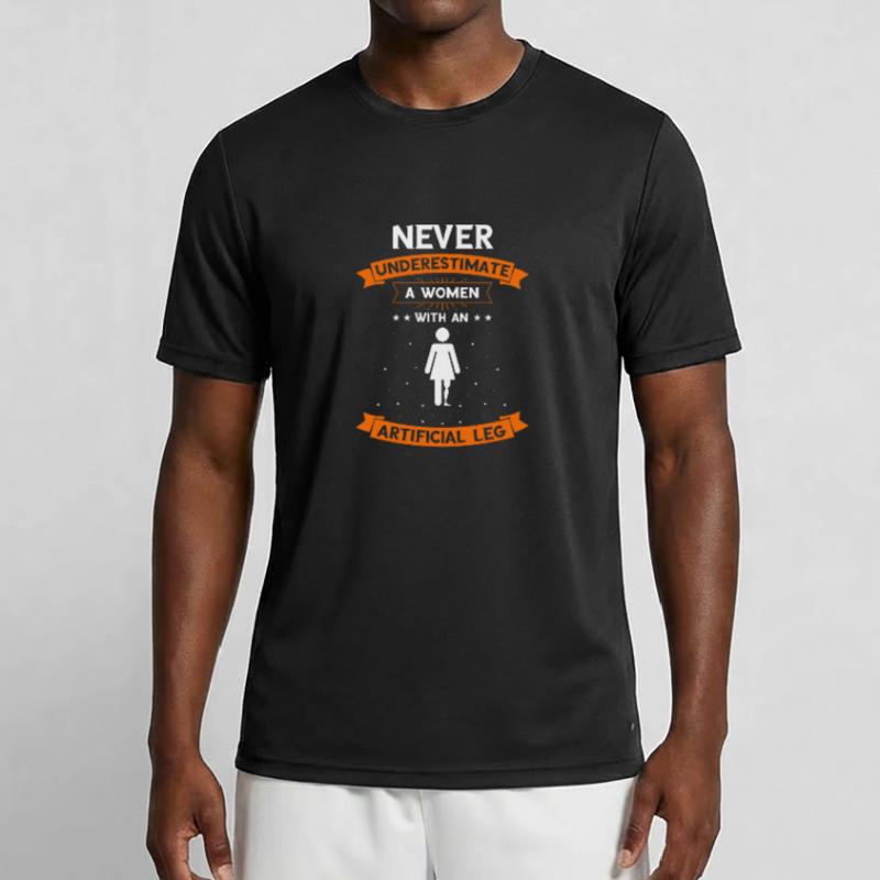 Conception de prothèses de jambe et prothèses de jambe T-shirt sport Homme
