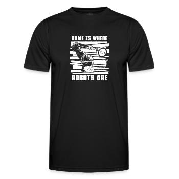 Robotique Ai Robot - T-shirt sport Homme - noir - Devant - AI Model Male 178 dark (178cm)
