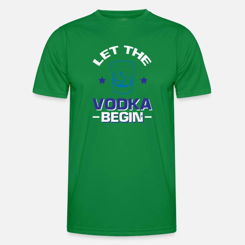 Que la vodka commence T-shirt sport Homme