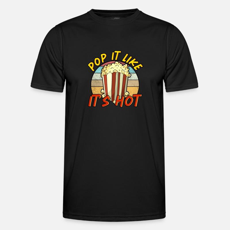 Pop It Like Its Hot - Men's Functional T-Shirt - black