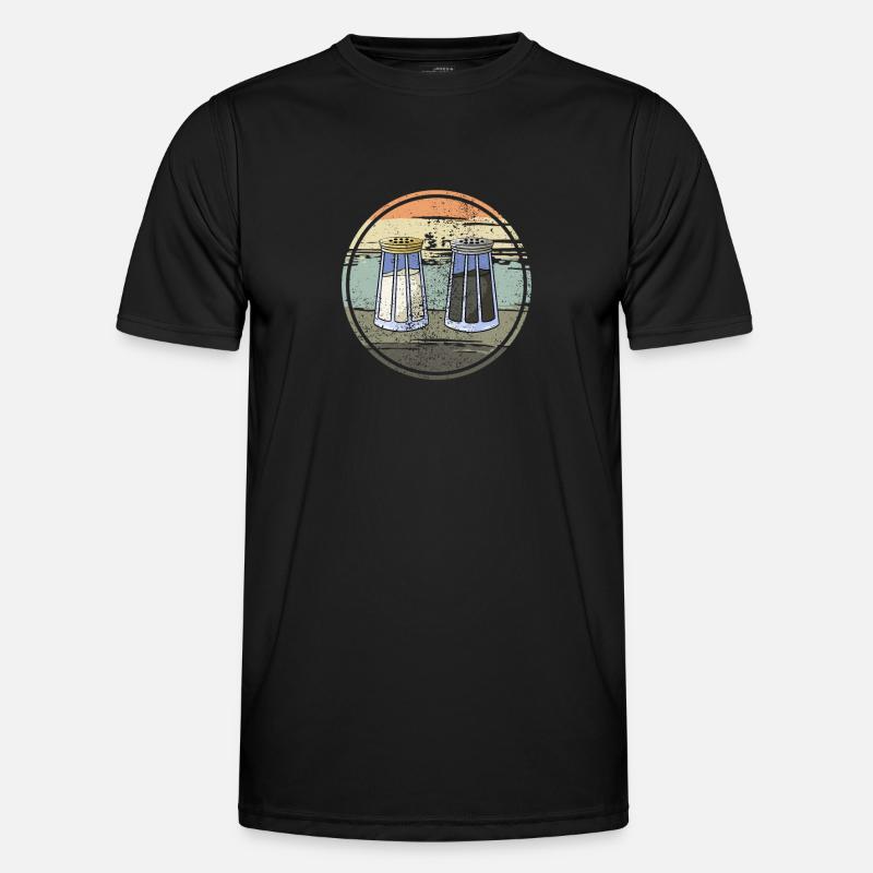 Salz und Pfeffer Männer Funktions-T-Shirt