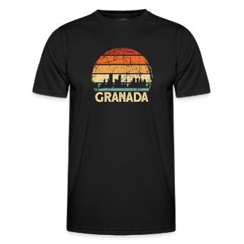 Grenade - T-shirt sport Homme - noir - Devant - AI Model Male 178 dark (178cm)