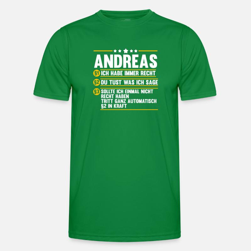 Andreas Männer Funktions-T-Shirt