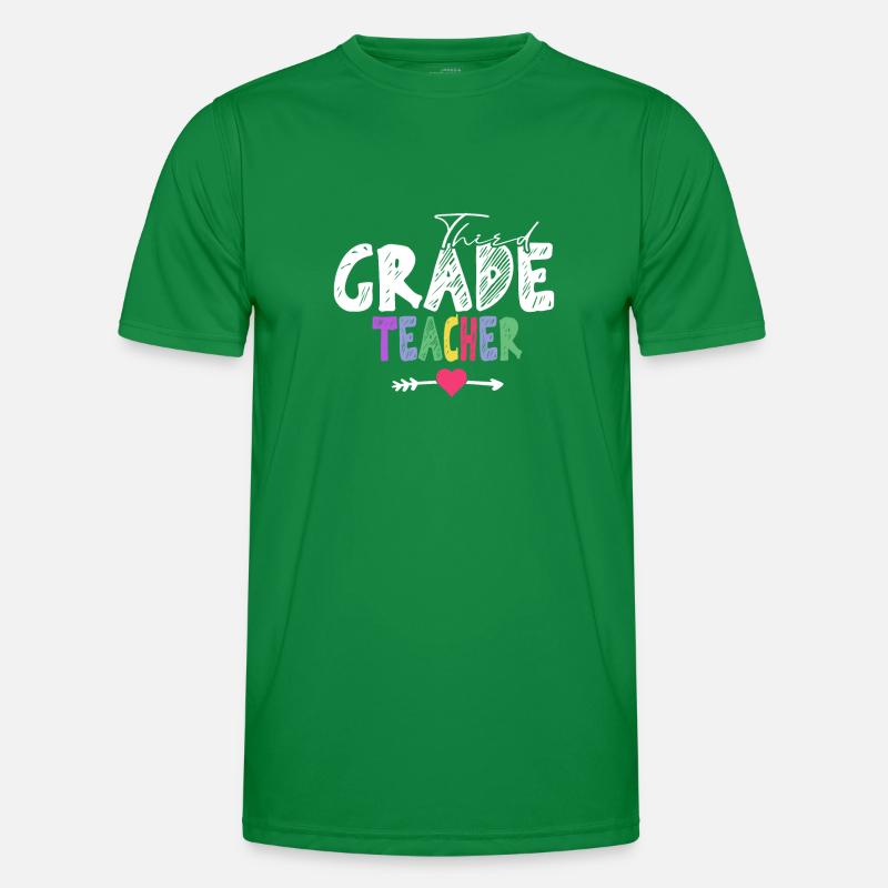 Third Grade Teacher Men's Functional T-Shirt