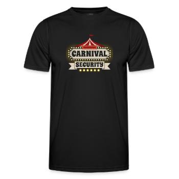 Carnival Security Cool Circus Event Party pour - T-shirt sport Homme - noir - Devant - AI Model Male 178 dark (178cm)