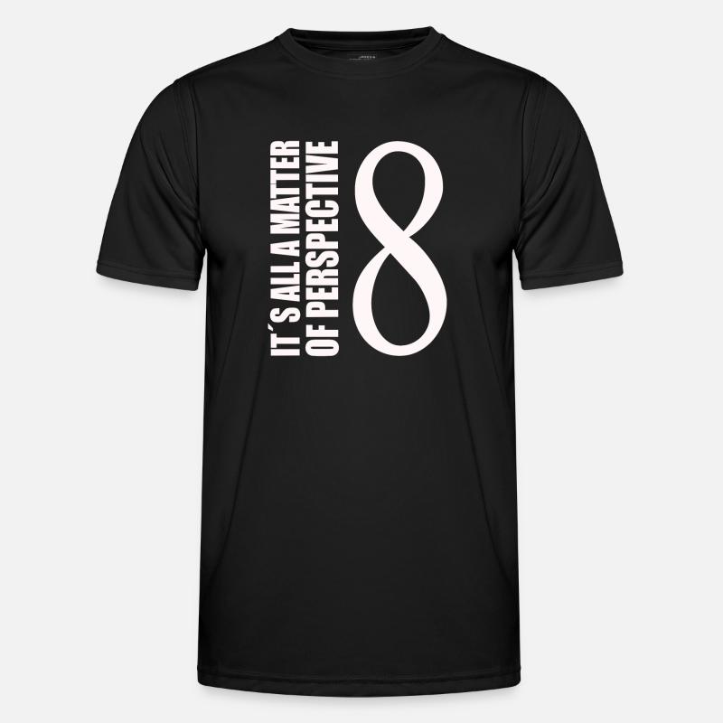 funny math physics science - Men's Functional T-Shirt - black