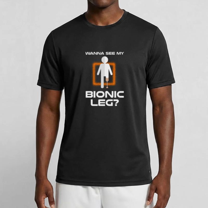 Conception de prothèses de jambe et prothèses de jambe T-shirt sport Homme