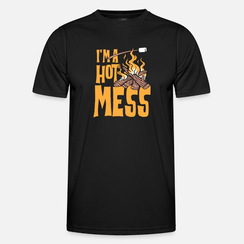 Heißes Durcheinander Männer Funktions-T-Shirt