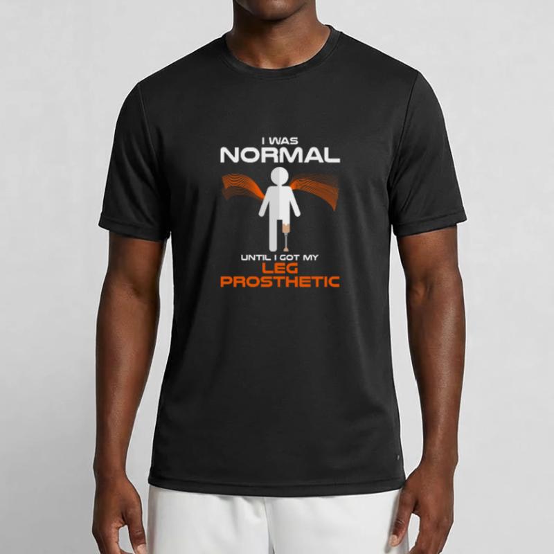 Conception de prothèses de jambe et prothèses de jambe T-shirt sport Homme