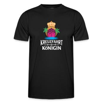 Kreuzfahrt - Männer Funktions-T-Shirt - Schwarz - Vorne - AI Model Male 178 dark (178cm)