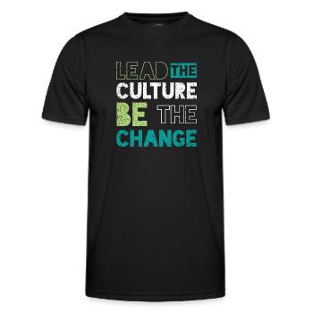 Earth Day Zitate Save Nature Oceans Day - Männer Funktions-T-Shirt - Schwarz - Vorne - AI Model Male 178 dark (178cm)