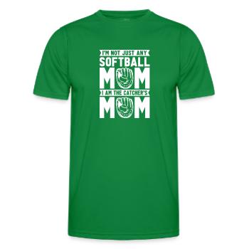 Softball Mama - Männer Funktions-T-Shirt - Kelly Green - Vorne - AI Model Male 178 dark (178cm)
