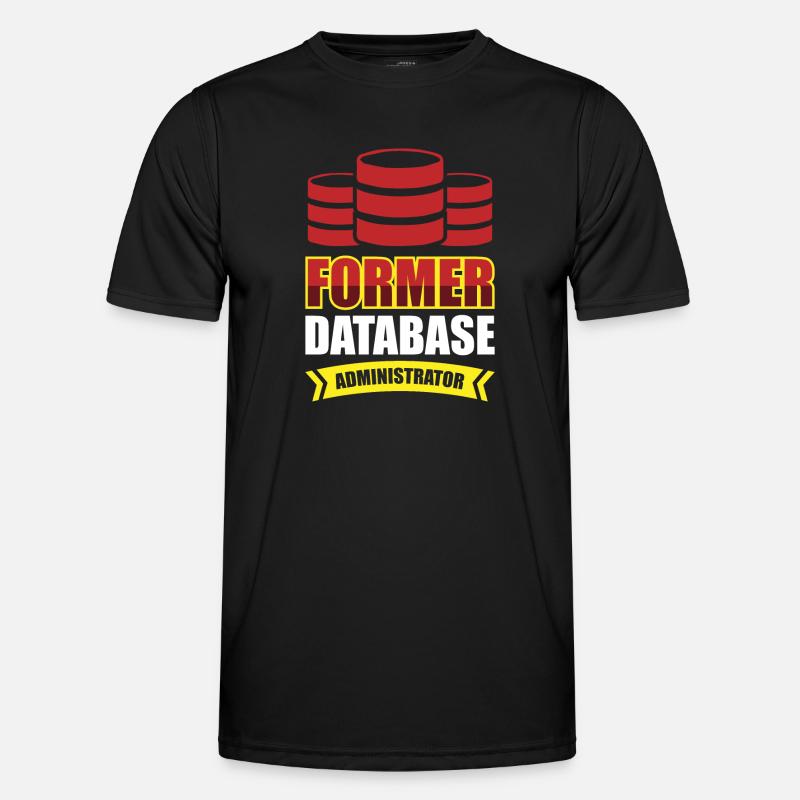 Former Database Administrator - Men's Functional T-Shirt - black