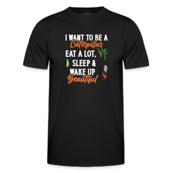 Monarch butterfly American monarch butterfly - Men's Functional T-Shirt - black - Front - AI Model Male 178 dark (178cm)