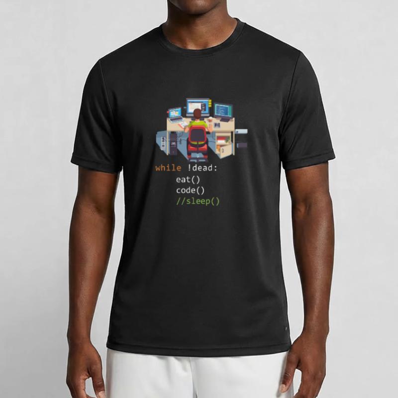Informatique Python Programmeur Manger Code Sommeil T-shirt sport Homme