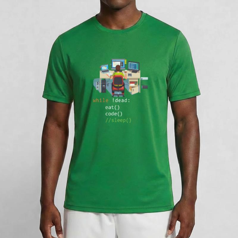 Informatique Python Programmeur Manger Code Sommeil T-shirt sport Homme