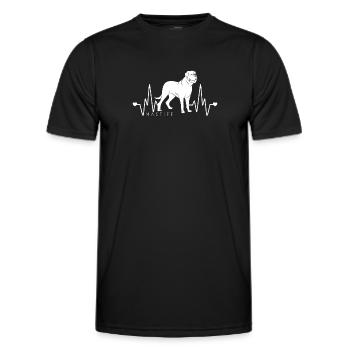 Mâtin - T-shirt sport Homme - noir - Devant - AI Model Male 178 dark (178cm)