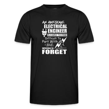 Electrical Engineer Awesome Electrical Engineer - Men's Functional T-Shirt - black - Front - AI Model Male 178 dark (178cm)
