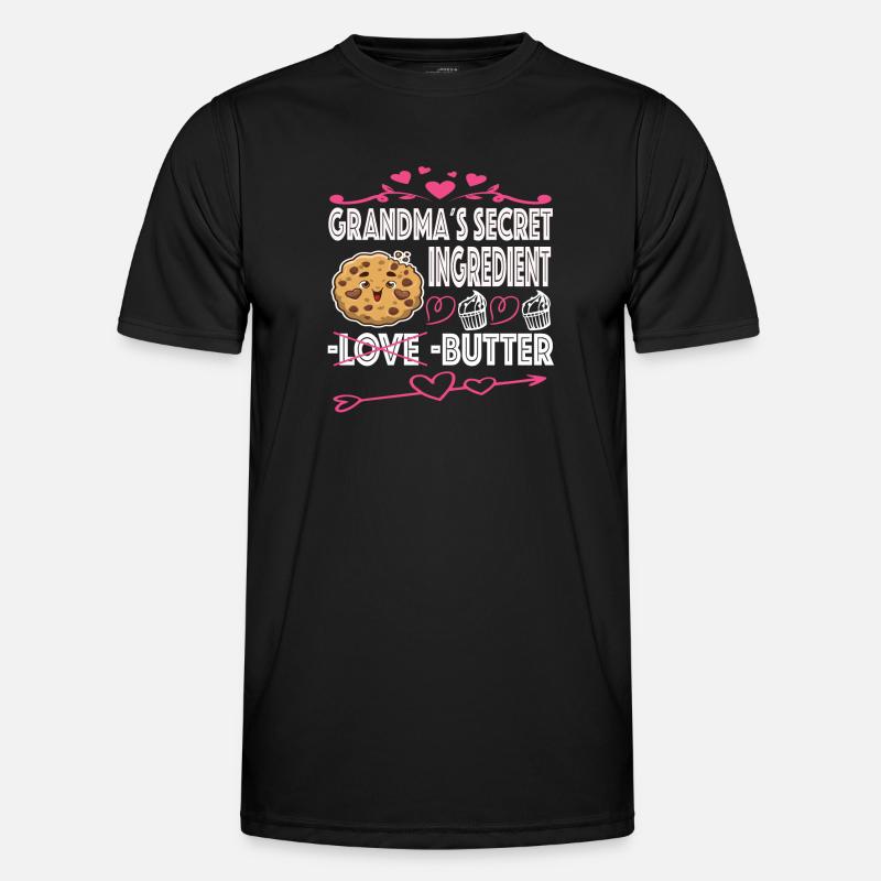 Oma Omi Großmutter Geschenkidee - Männer Funktions-T-Shirt - Schwarz
