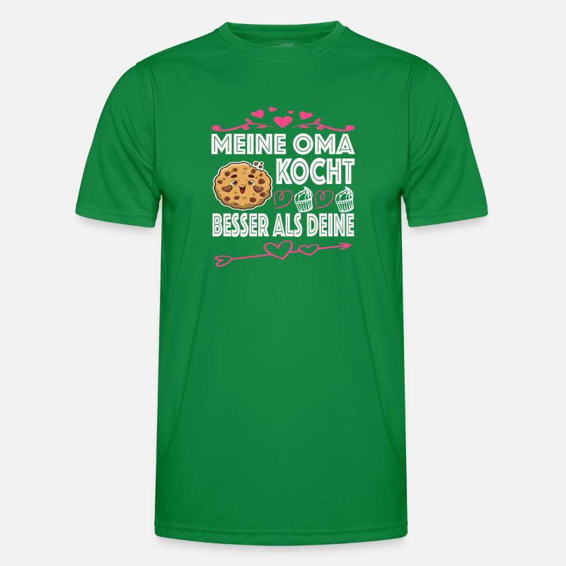 Oma Omi Großmutter Geschenkidee Männer Funktions-T-Shirt