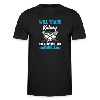 Drachenboot Trainer und Drachenboot - Männer Funktions-T-Shirt - Schwarz - Vorne - AI Model Male 178 dark (178cm)