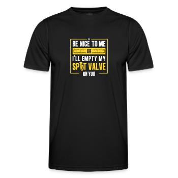 Euphonium Empty My Spit Valve On You Funny - Men's Functional T-Shirt - black - Front - AI Model Male 178 dark (178cm)