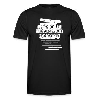Global Peace Peace Symbol Family Dove of Peace - Men's Functional T-Shirt - black - Front - AI Model Male 178 dark (178cm)
