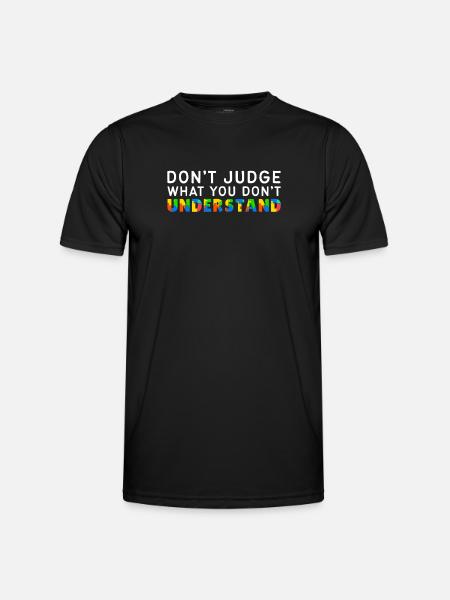 Autism Awareness – Don't Condemn What - Men's Functional T-Shirt - black