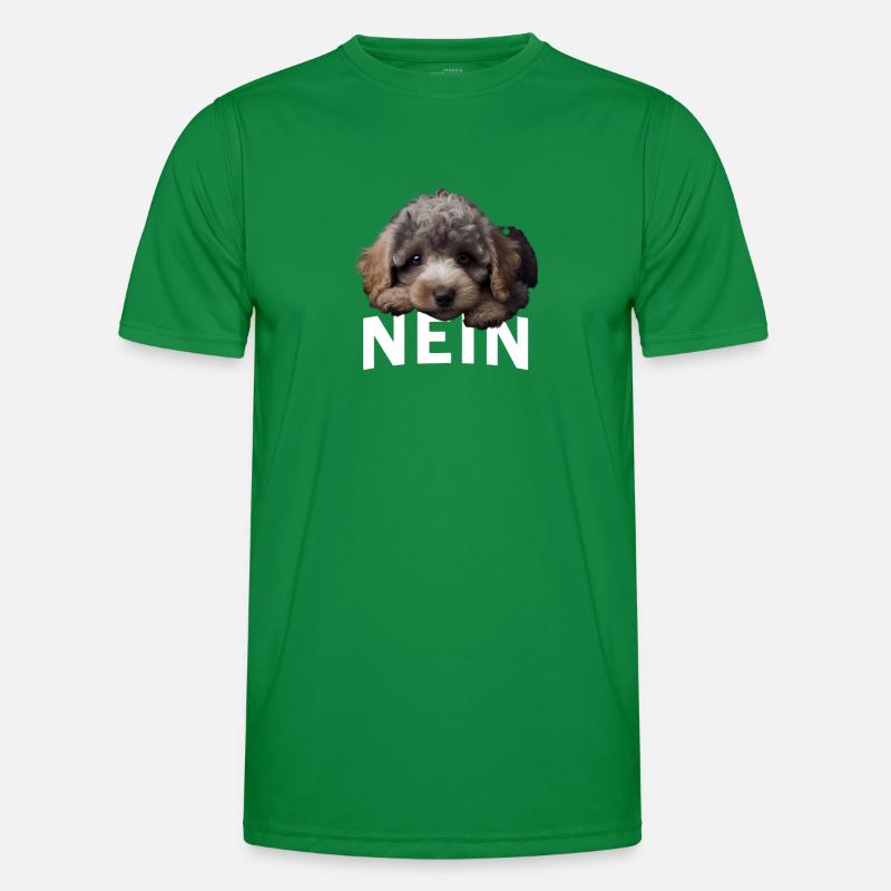 Statement Pudel, Nö Fun, Einfach Nö, Nein Männer Funktions-T-Shirt