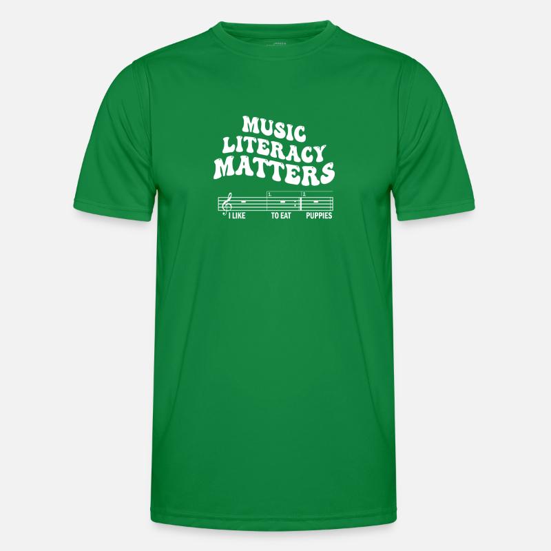 Musikkompetenz ist wichtig Männer Funktions-T-Shirt