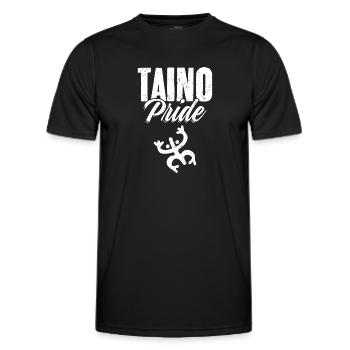 Cool Taino Pride Racines portoricaines A Boricua - T-shirt sport Homme - noir - Devant - AI Model Male 178 dark (178cm)