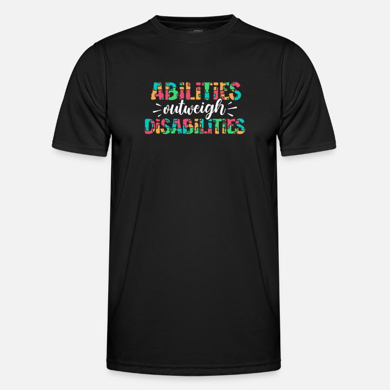 Autism awareness - abilities predominate Men's Functional T-Shirt