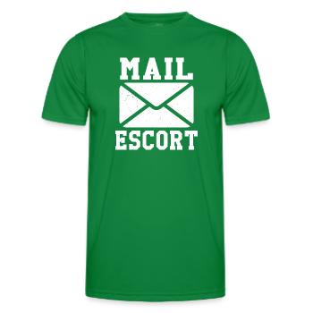 Postbote Postdienstleister Briefträger - Männer Funktions-T-Shirt - Kelly Green - Vorne - AI Model Male 178 dark (178cm)