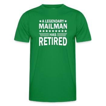Postbote Postdienstleister Briefträger - Männer Funktions-T-Shirt - Kelly Green - Vorne - AI Model Male 178 dark (178cm)