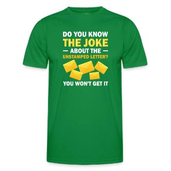 Postbote Postdienstleister Briefträger - Männer Funktions-T-Shirt - Kelly Green - Vorne - AI Model Male 178 dark (178cm)