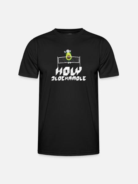 Holy Blockamole Volleyball Avocado - Men's Functional T-Shirt - black