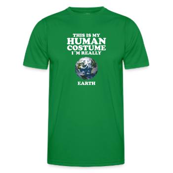 Erde - Männer Funktions-T-Shirt - Kelly Green - Vorne - AI Model Male 178 dark (178cm)