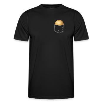 Vénus - T-shirt sport Homme - noir - Devant - AI Model Male 178 dark (178cm)