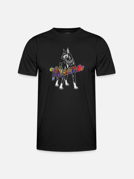 Doberman Pinscher Doberman Pinscher Mama - Men's Functional T-Shirt - black