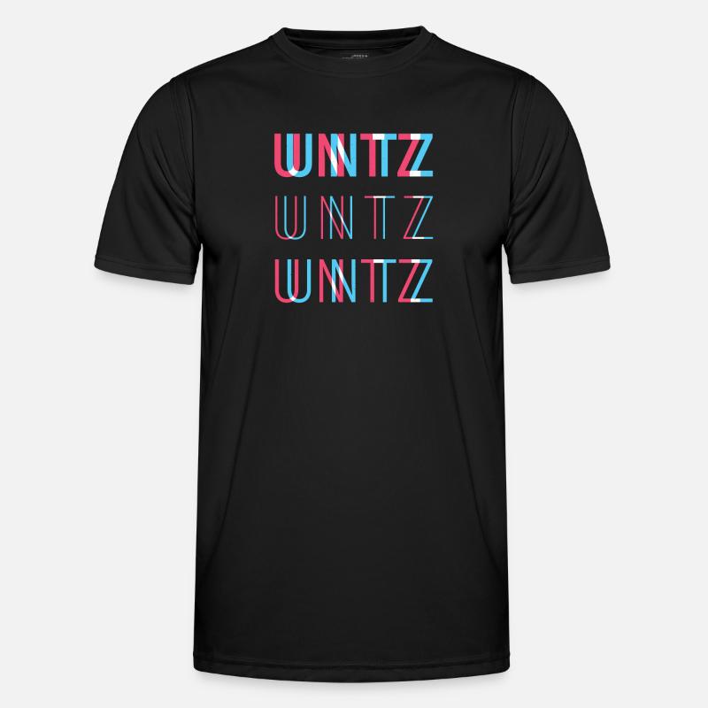 Techno Untz Beat Männer Funktions-T-Shirt