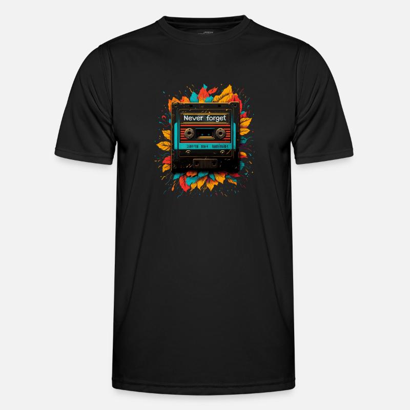 Never forget 90s gift - Men's Functional T-Shirt - black