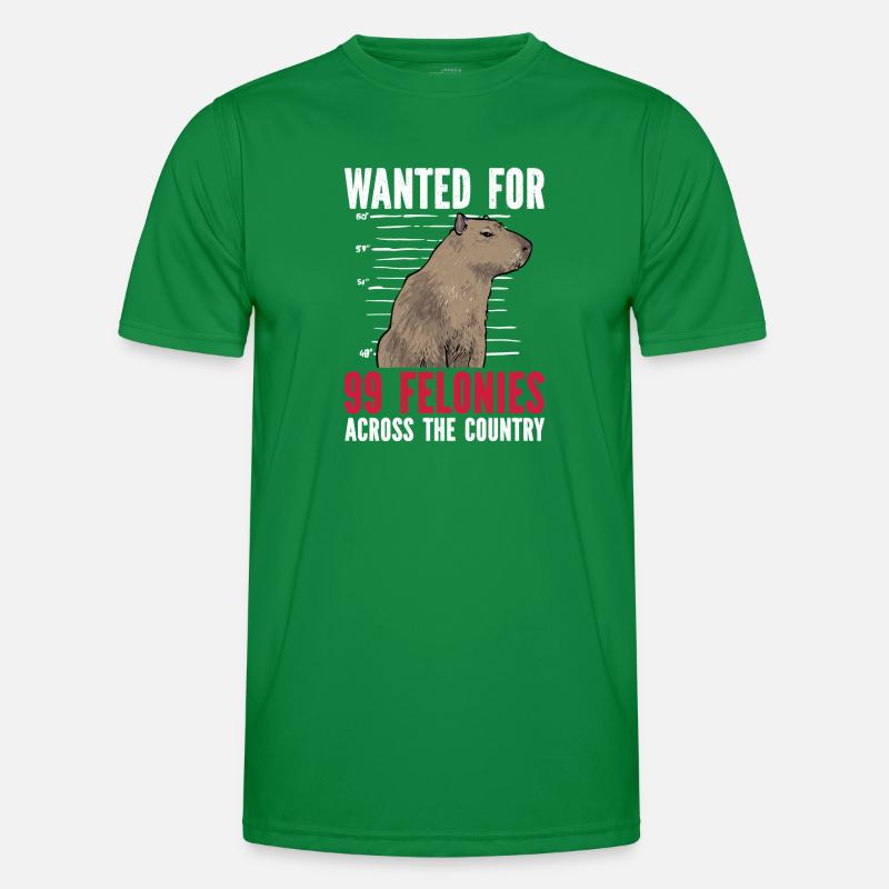 Capybara rodent Men's Functional T-Shirt
