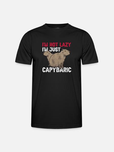 Capybara rodent - Men's Functional T-Shirt - black