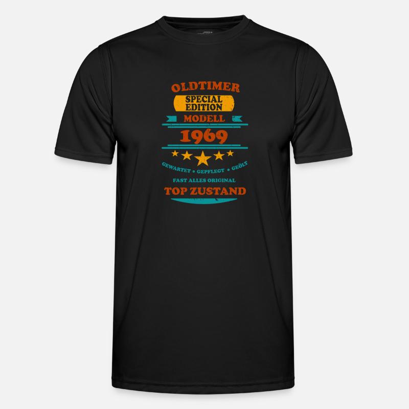 Oldtimer Retro 1969 Männer Funktions-T-Shirt