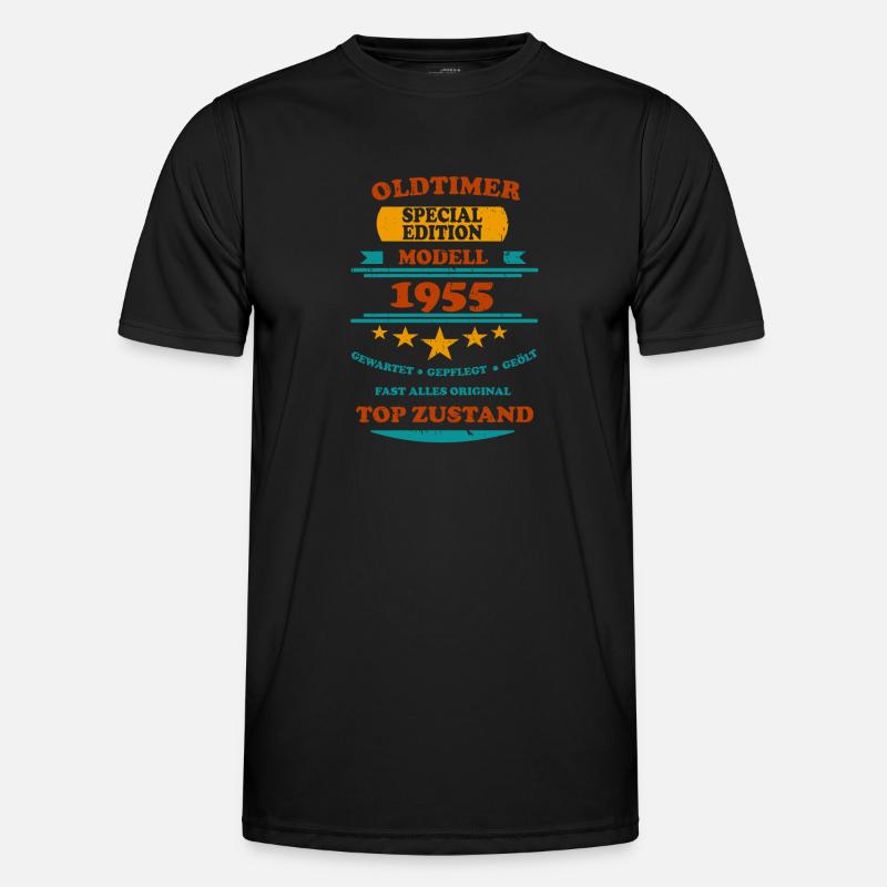Oldtimer Retro 1955 Männer Funktions-T-Shirt