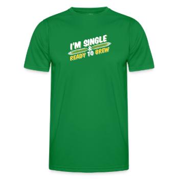 Craft Beer Bier Craftbier Gerste - Männer Funktions-T-Shirt - Kelly Green - Vorne - AI Model Male 178 dark (178cm)