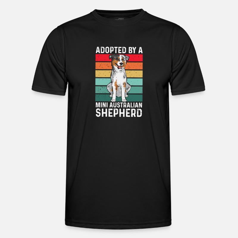 Miniature Australian Shepherd - Men's Functional T-Shirt - black