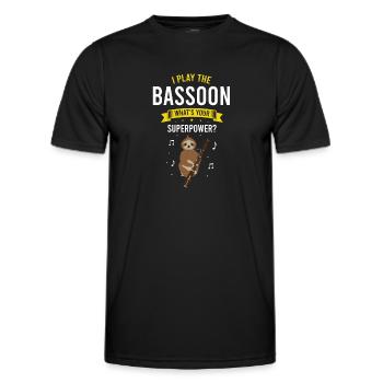 Orchestre et instrument à vent - T-shirt sport Homme - noir - Devant - AI Model Male 178 dark (178cm)