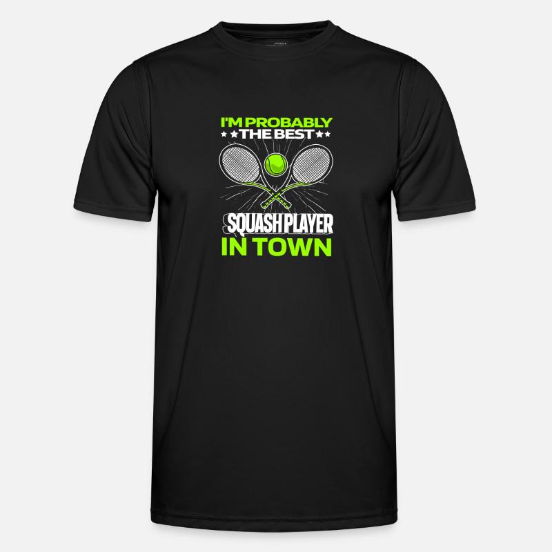 Squash at its best - Men's Functional T-Shirt - black